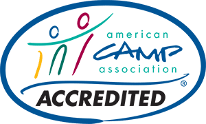 Accredited by the American Camp Association logo.