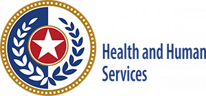 Texas Health and Human Services logo.