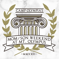 Camp Olympia's 2022 Mom/Son Weekend.