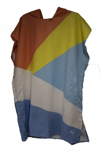 Microfiber Poncho Towel - Beach Colors