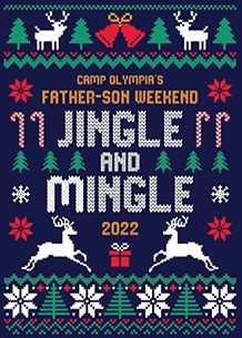 Camp Olympia's Father-Son Weekend Jingle and Mingle 2022.