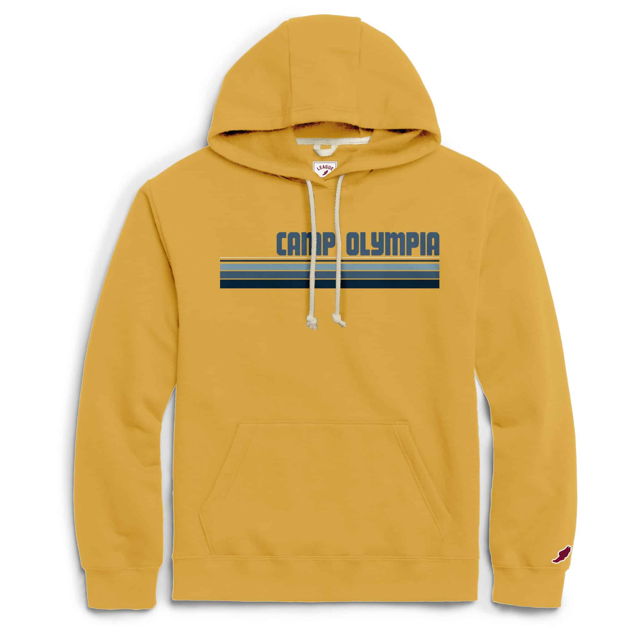 Striped Design Hoodie - Honey - Camp Olympia