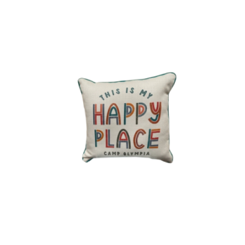 My Happy Place Pillow