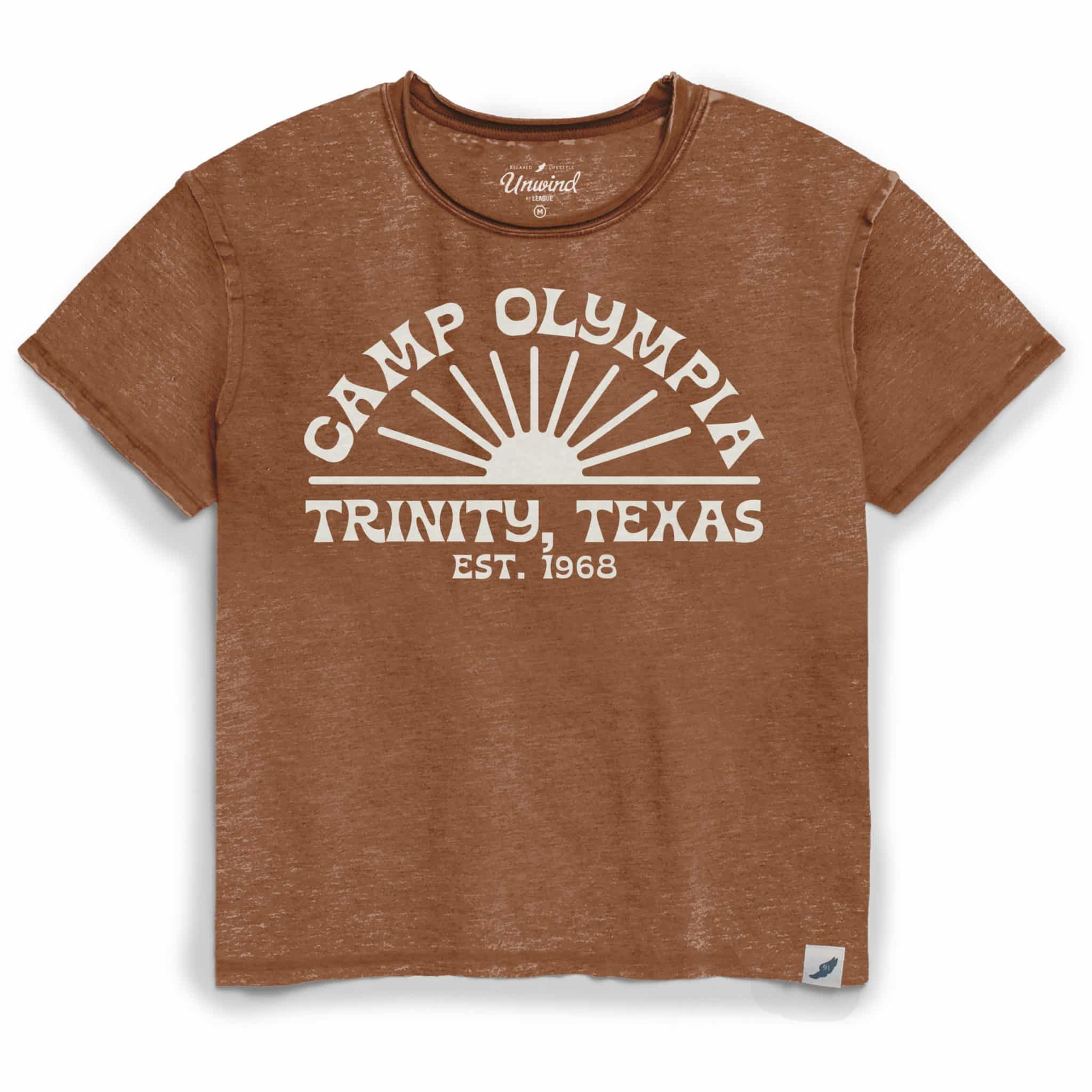 Sunburst Burnout Tee - Heather Acorn - Camp Olympia