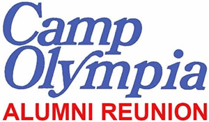Camp Olympia Alumni Reunion logo.