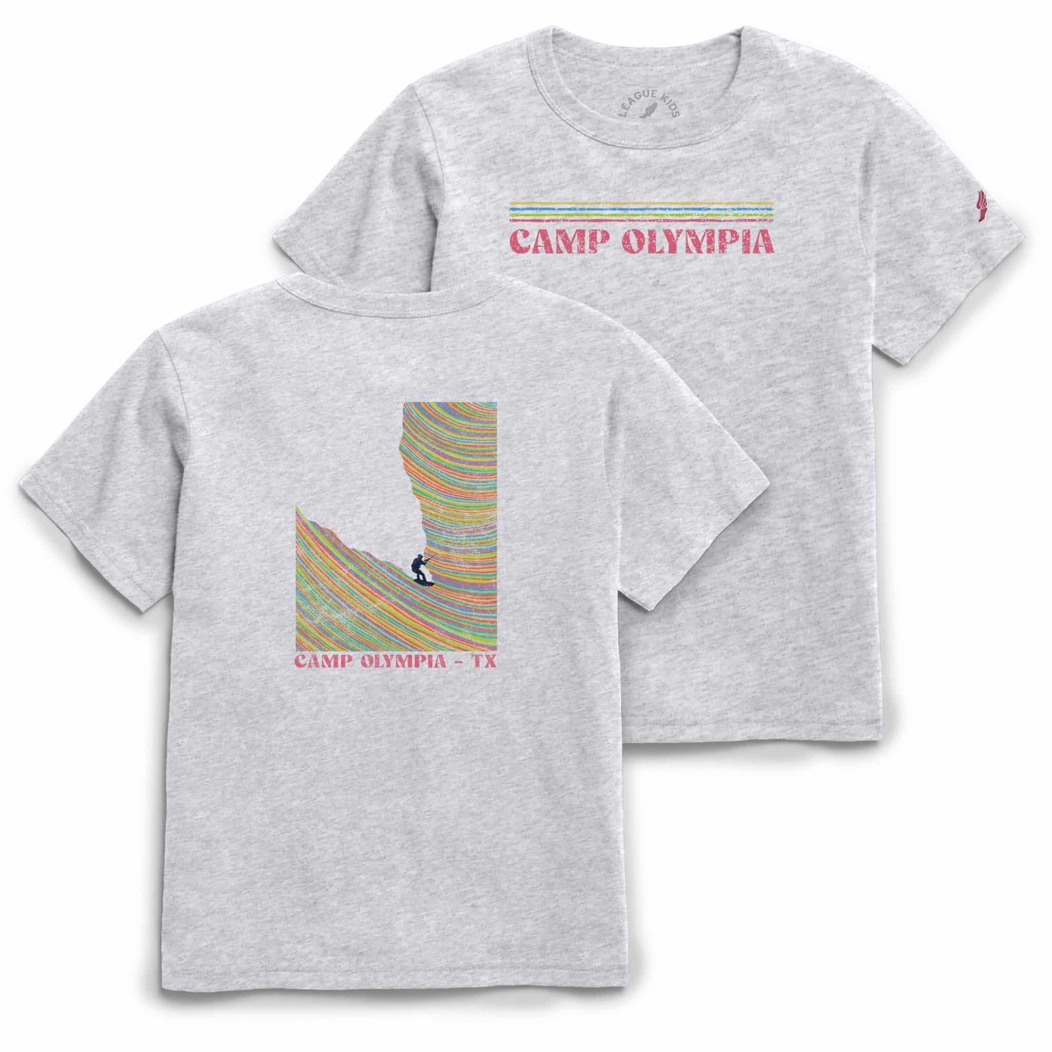 Camp Olympia T-shirt with wakeboarder