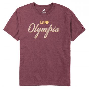 Camp Olympia Tee - Burgundy