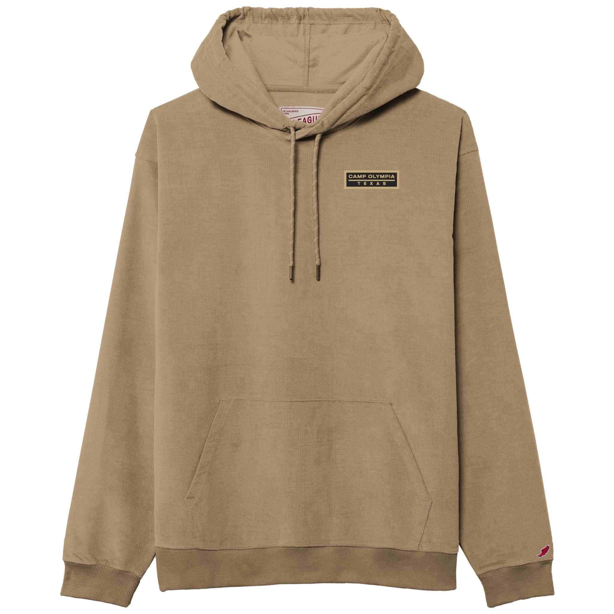 Camp Olympia cord hoodie