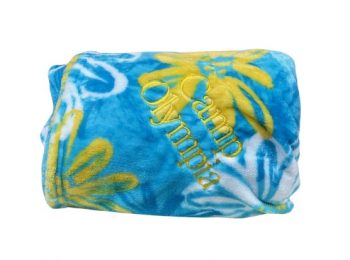 Daisy Embroidered Blanket