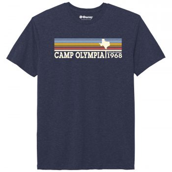 Texas Tee with Stripes - Navy