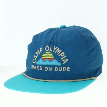 Wake On Dude Hat - Marine/Aqua