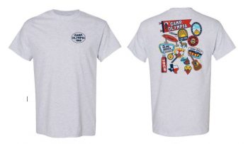 Camp Olympia Sticker Tee