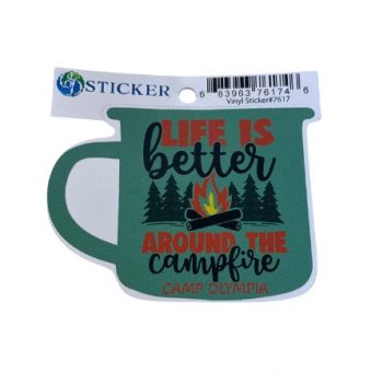 Campfire Mug Sticker